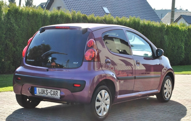 Peugeot 107 cena 19999 przebieg: 125000, rok produkcji 2013 z Szczebrzeszyn małe 667